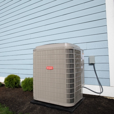 Heat Pump outside home