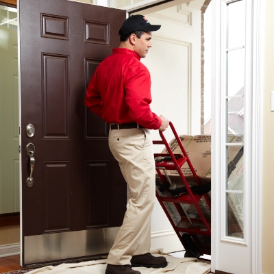 Bryant tech bringing unit inside